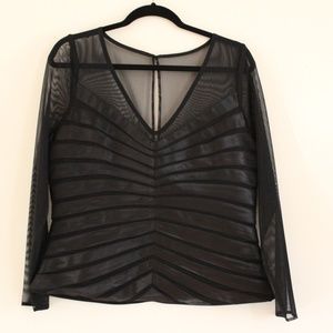 Black formal blouse Like New